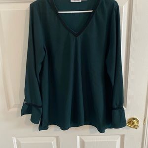 Green blouse too shirt